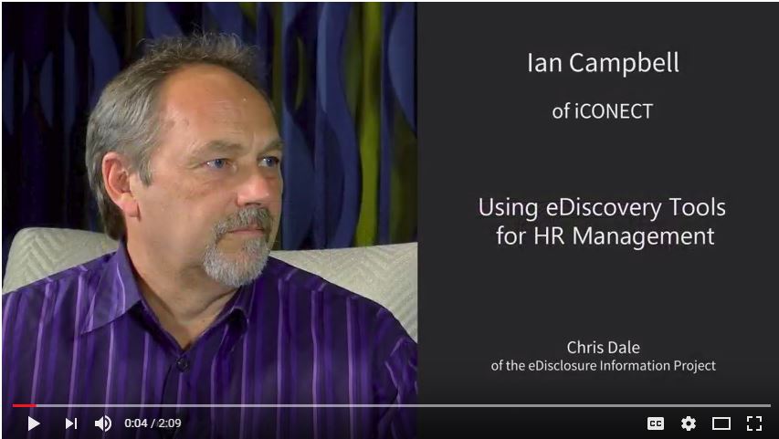 Click to open the video Using eDiscovery Tools for HR Management